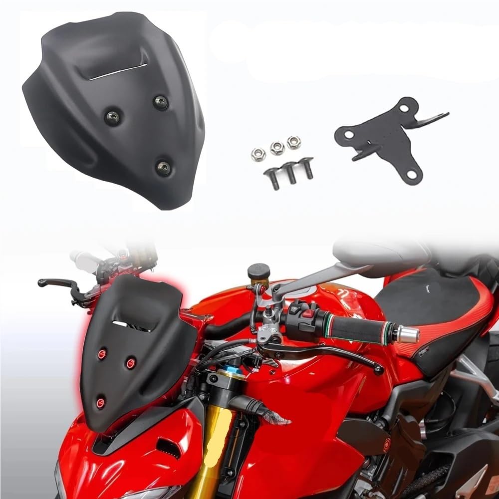 風防 風デフレクター 風防 ブラケットバイザー付き ドゥカティ V4