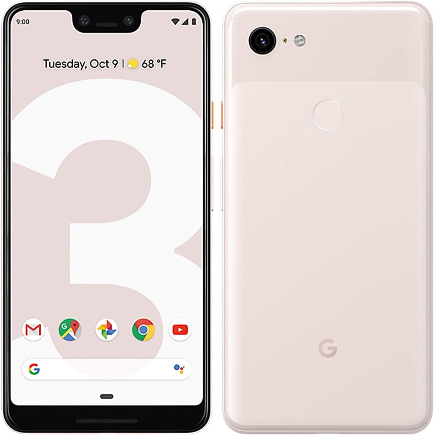 Free Shipping Over $50 Google Pixel 3 Factory Unlocked 64GB Not Pink (Renewed)