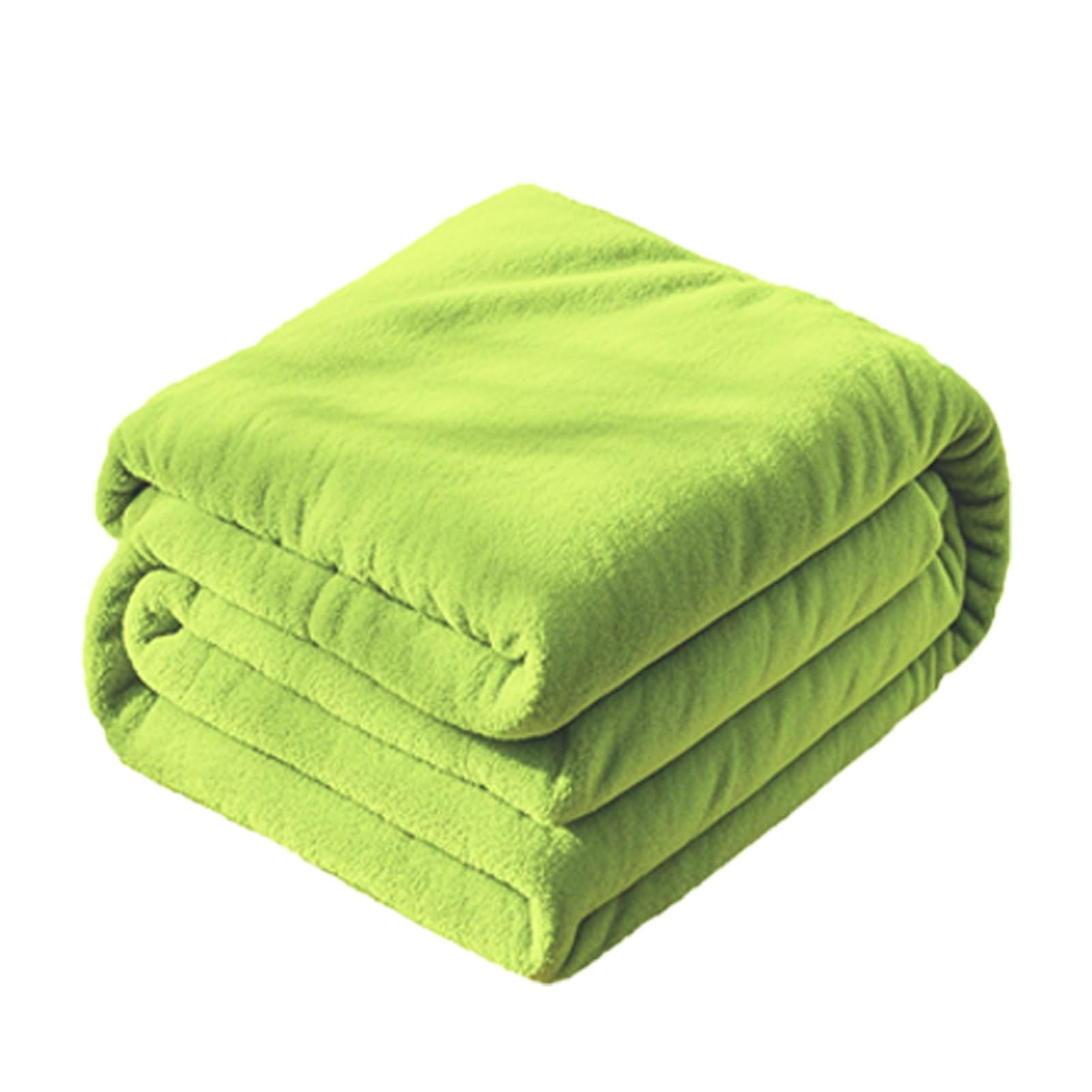 Manta Polar 110 x 180 cm Suave y Cálida Acogedora y Aómoda Mantas para Cama Invierno Gordas Personalización de Soporte para Adultos y Bebés, Verde Tierno