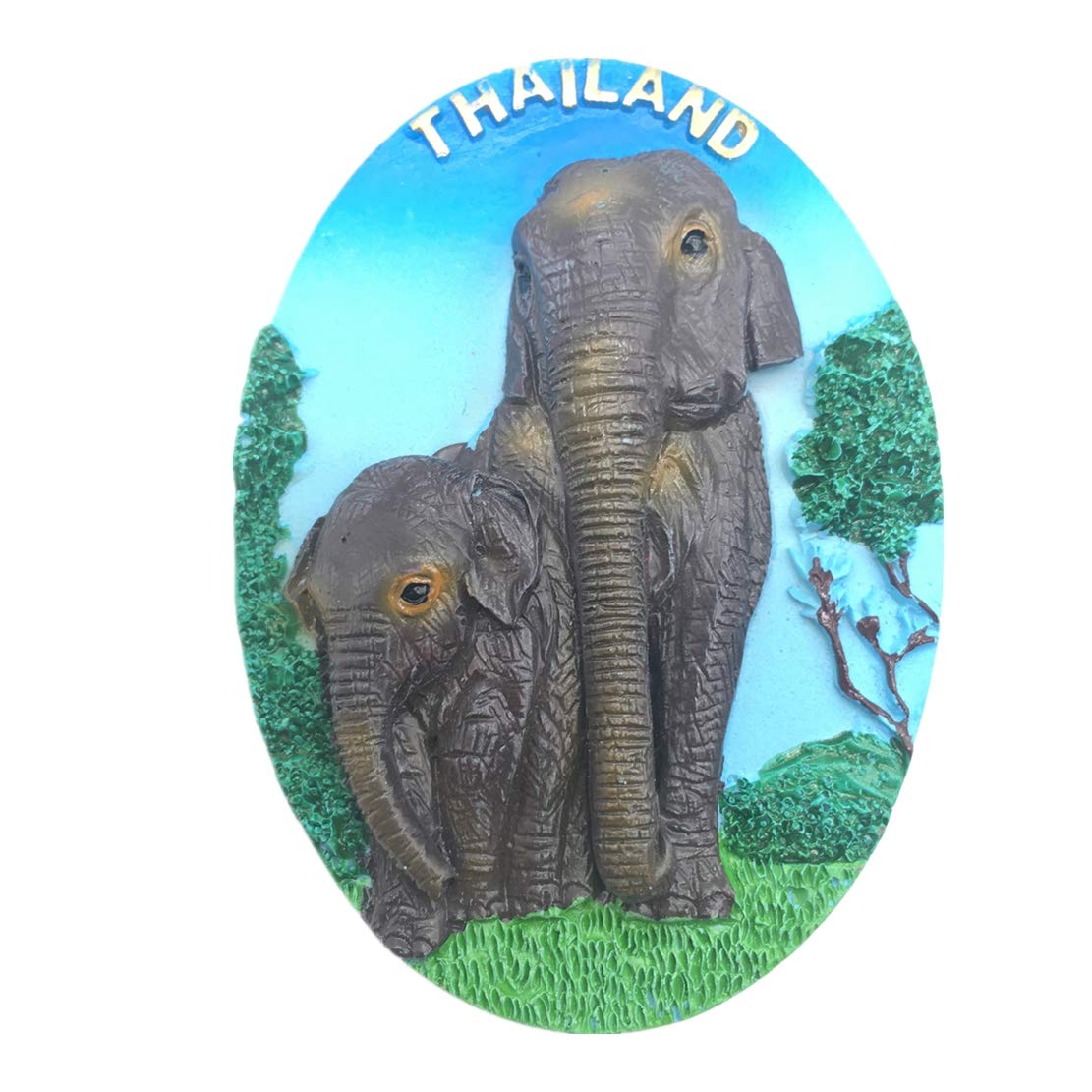 Weekino Koh Chang 3 Fridge Magnet Koh Chang Thailand Asia 3D Resin Handmade Craft Tourist Travel City Souvenir Collection Refrigerator Magnet 24