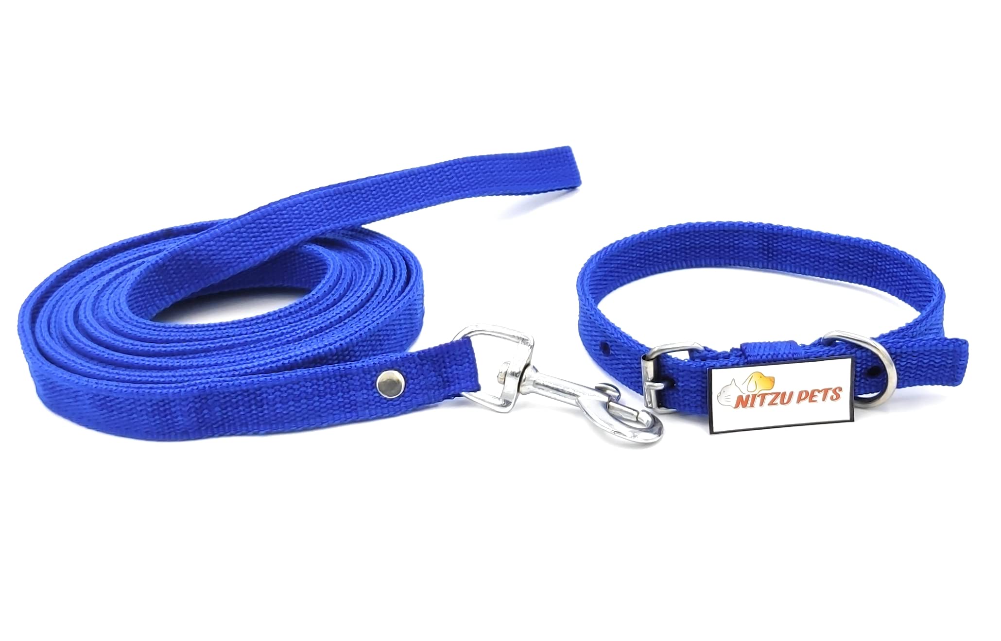 NITZU PETS Leash and Collar Set Suitable for Puppies of All Dog Small Breeds Adjustable Soft Nylon Paw Plain Strip Dog Collar & Leash Set Small Breeds (Small 0.50 inch (Neck Size 27-37 cm), RED) (B0C5784DDY) Amazon Price History, Amazon Price Tracker