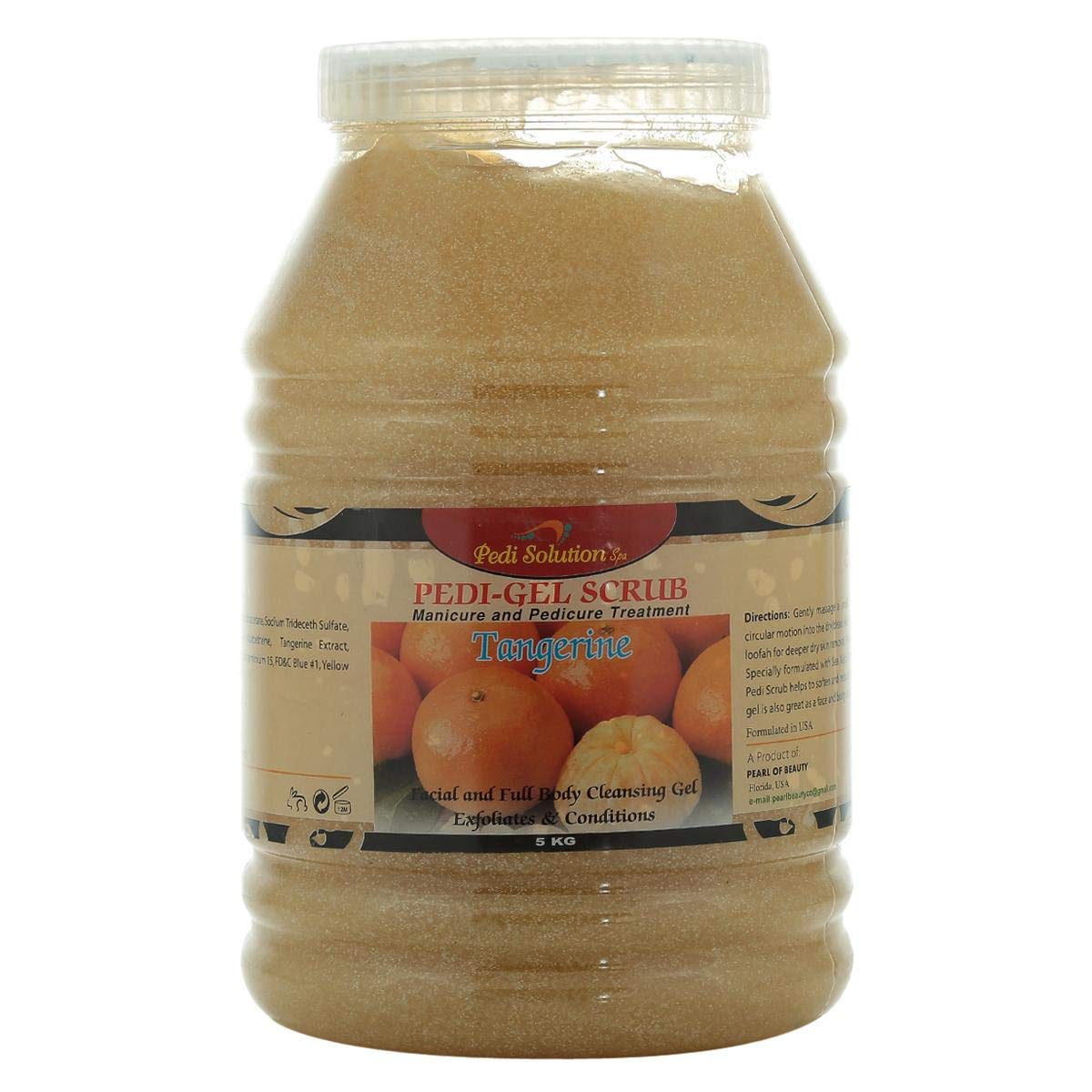 Pedi Solution Tangerine Pedi-Gel Scrub, 5 Kg