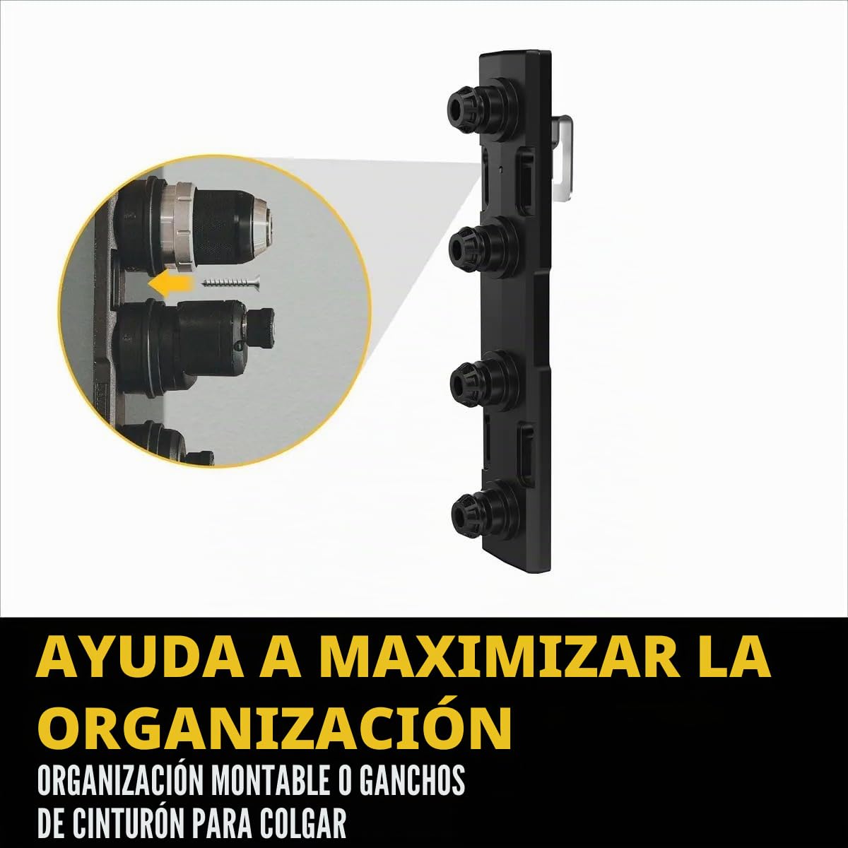 DeWALT DCD803B ATOMIC 20V MAX 5 en 1 Taladro/atornillador inalámbrico multicabezal sin escobillas, solo herramienta
