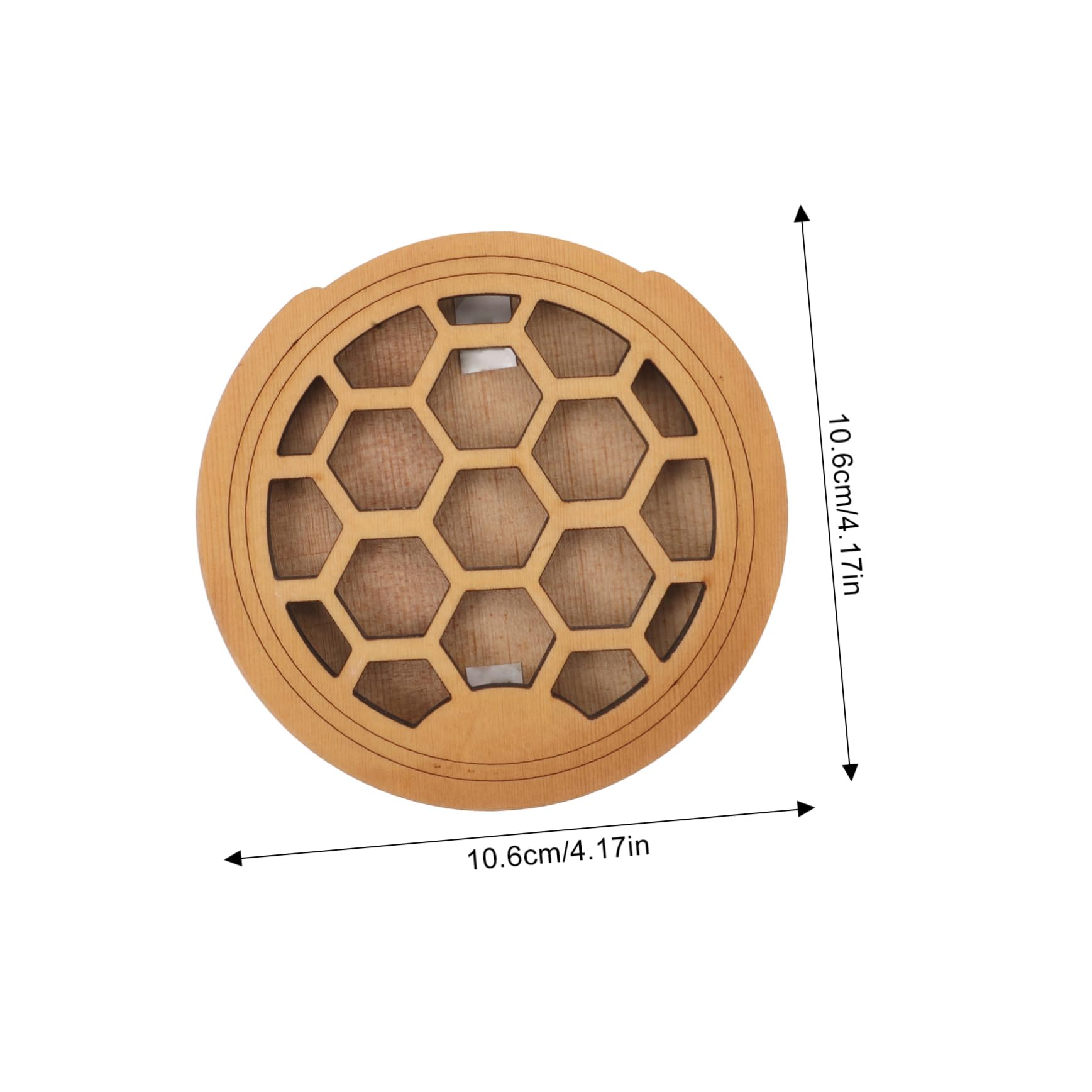 Totority Elegant Wood Carvings Sound Hole Cover for Acoustic Guitar 40/41-inch Guitar Accessories Pick Guard Noise Reducer