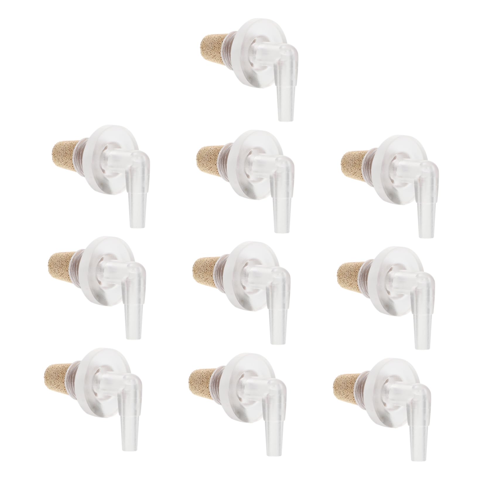 Toddmomy Adornos Metálicos 30 Piezas de oxigeno de Estanque Accesorios para de Aire de Acuario difusor de Aire pecera difusor para Acuario difusor de oxigeno sha- Codo Decoración Metálica