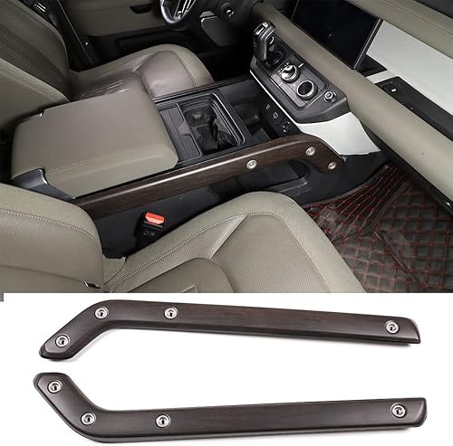 Miniatura 10 de TINKI 2 piezas de plástico ABS para decoración de consola central de automóvil para Land Rover Defender 110 accesorios 2020 2021 2022 piezas de