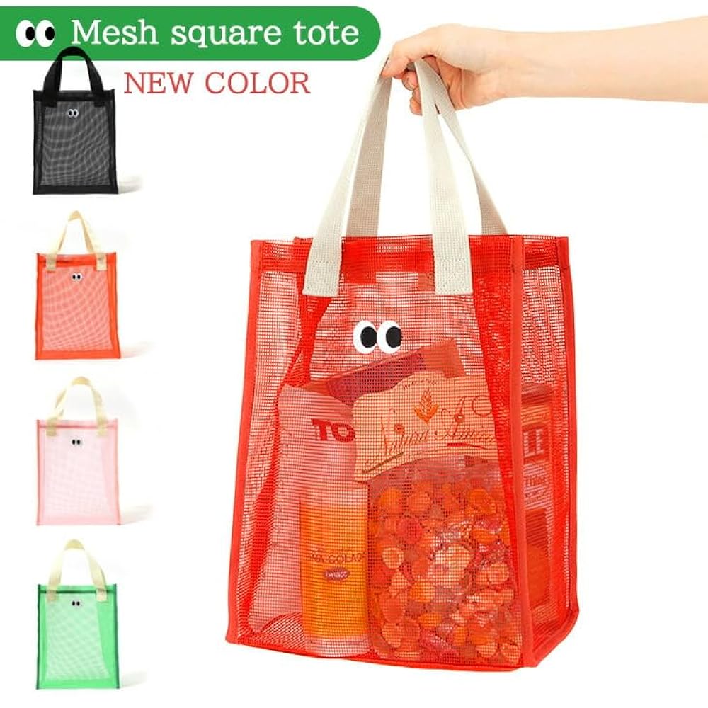 メッシュトート／ショルダーバッグ／オレンジ HIGHTIDE ショルダーバッグ バッグ Drop Mesh Bag ドロップ