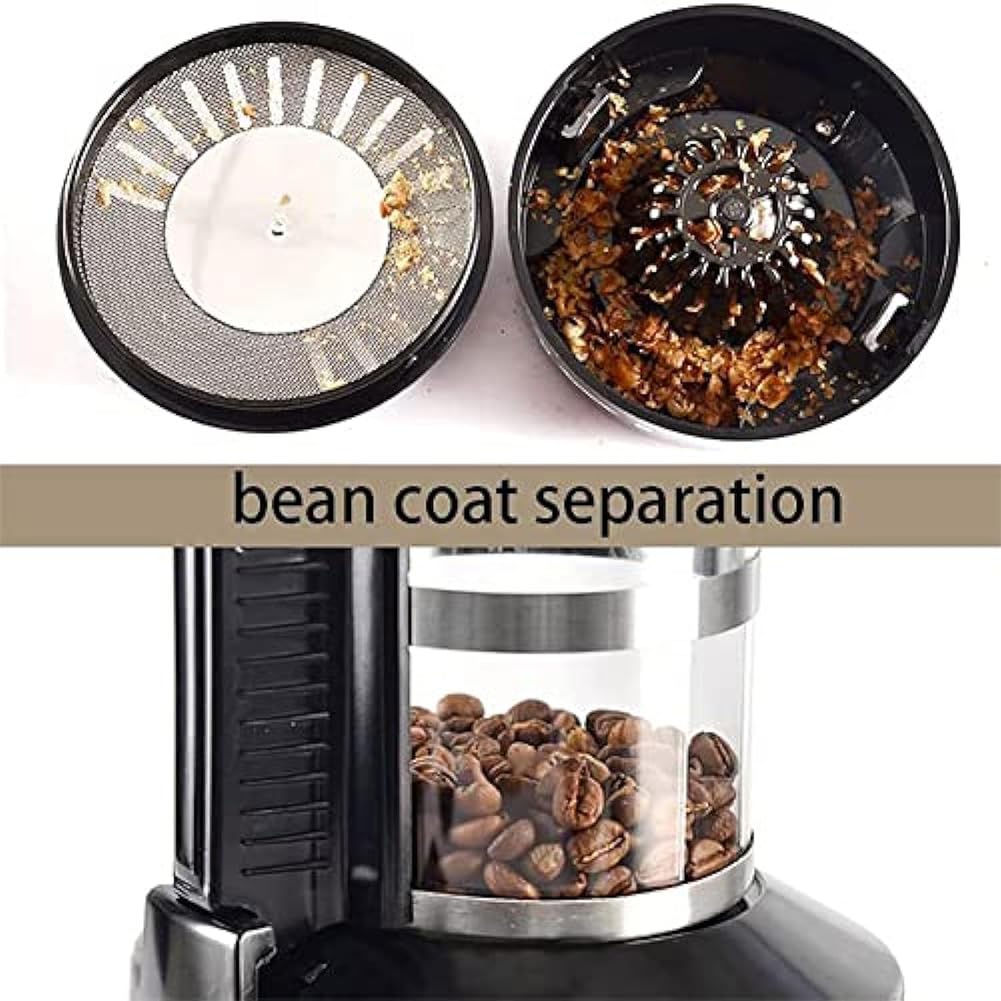 FURLOU Tostatrice elettrica Professionale per Chicchi di caffè, tostatrice Automatica per caffè ad Aria, con Timer, velocità del Vento Regolabile, Regolazione Aria Fredda/Calda, per Bar, ristoranti