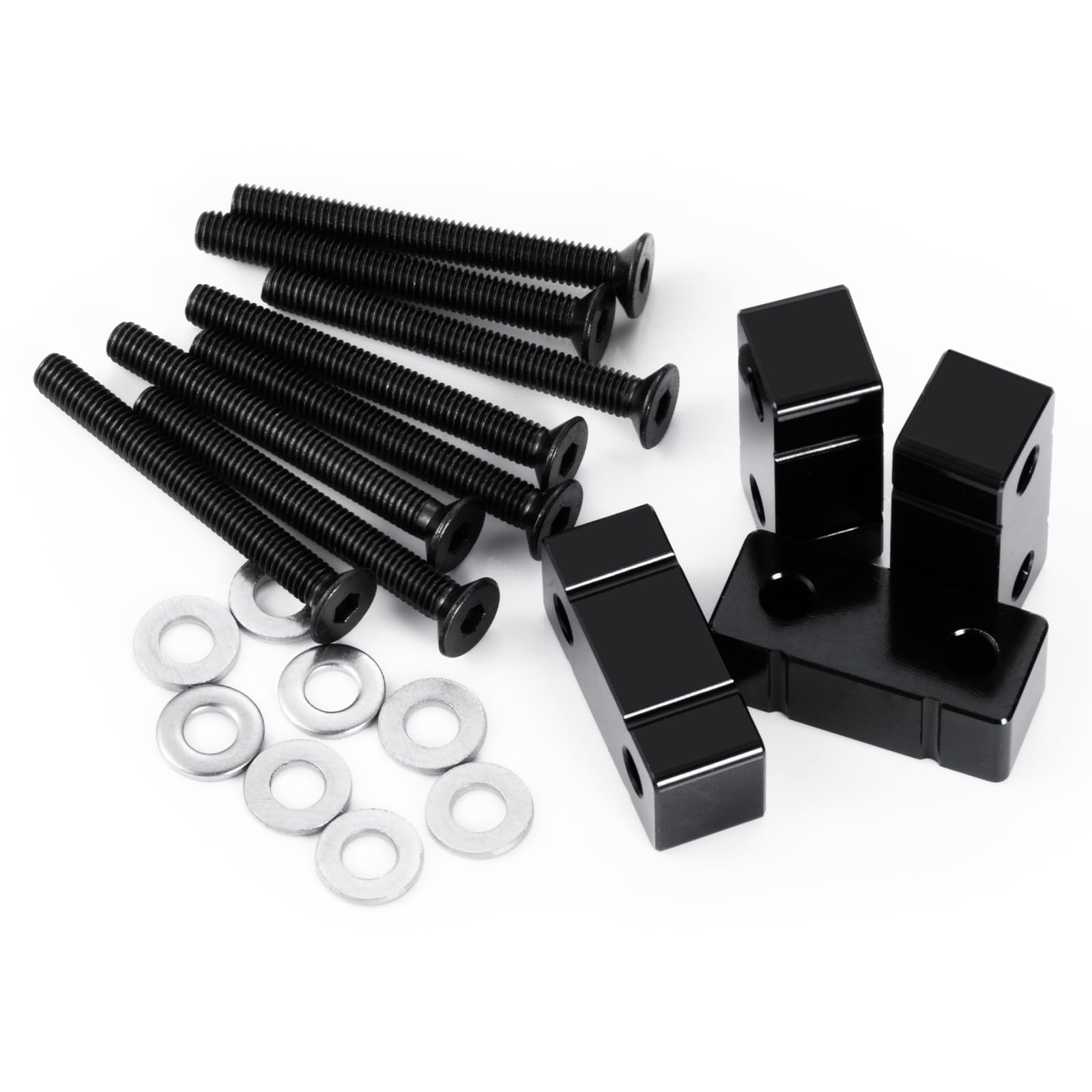 AXspeed Rear Axle Raising Pad Suspension Lift Spacer Metal Upgrade Parts for 1/14 Tamiya Tractor RC Truck - Image 4