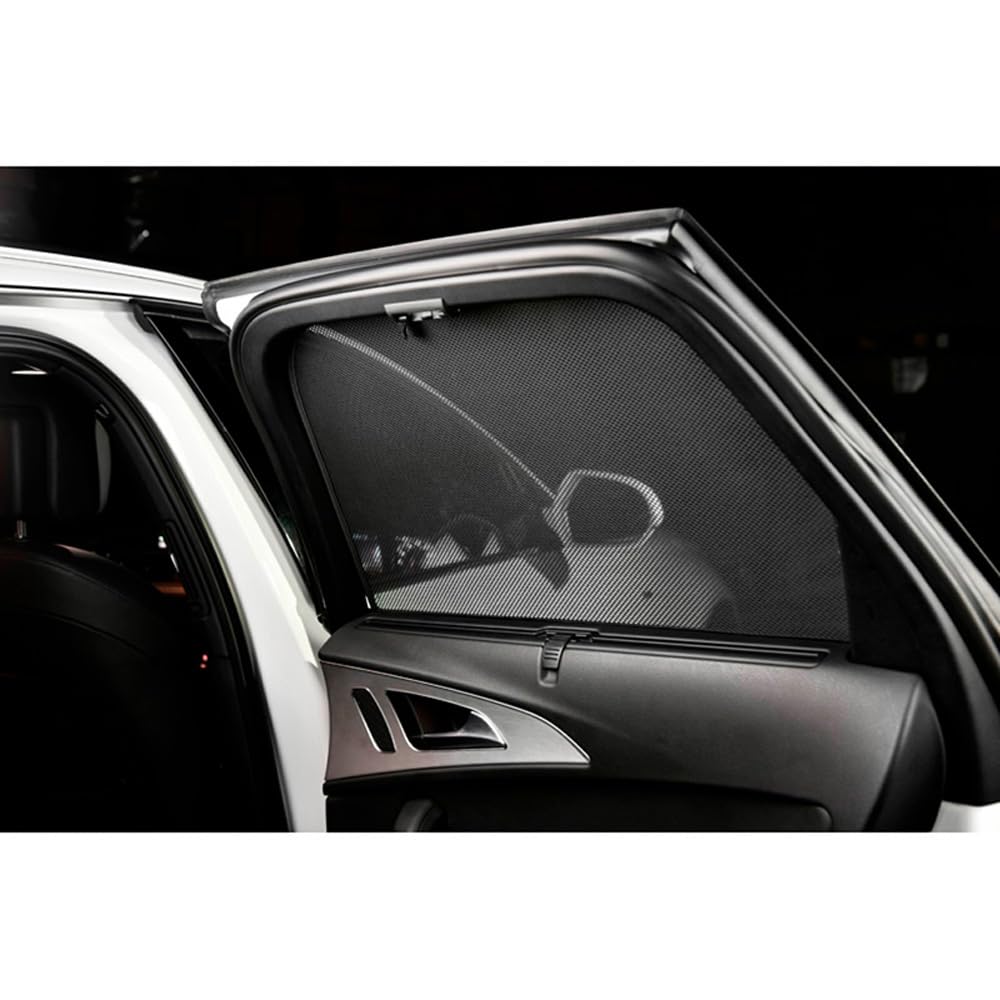 CAR SHADES Set (Porte Laterali Posteriori) Compatibile con Volkswagen ID.3 2020- & Cupra Born 2021- (2-Parti) Tendine Parasole su Misura