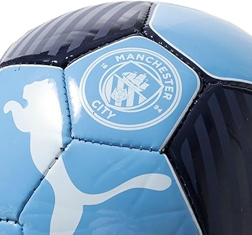 Miniatura 4 de PUMA Manchester City ftbl Essentials - Balón de fútbol 24, mini pelota, tamaño 1