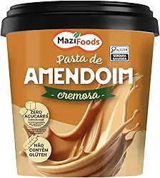 Pasta de Amendoim Cremosa 100% Zero Açúcar e Sem Glúten – 1kg | Ideal para Dieta Vegana e Atletas