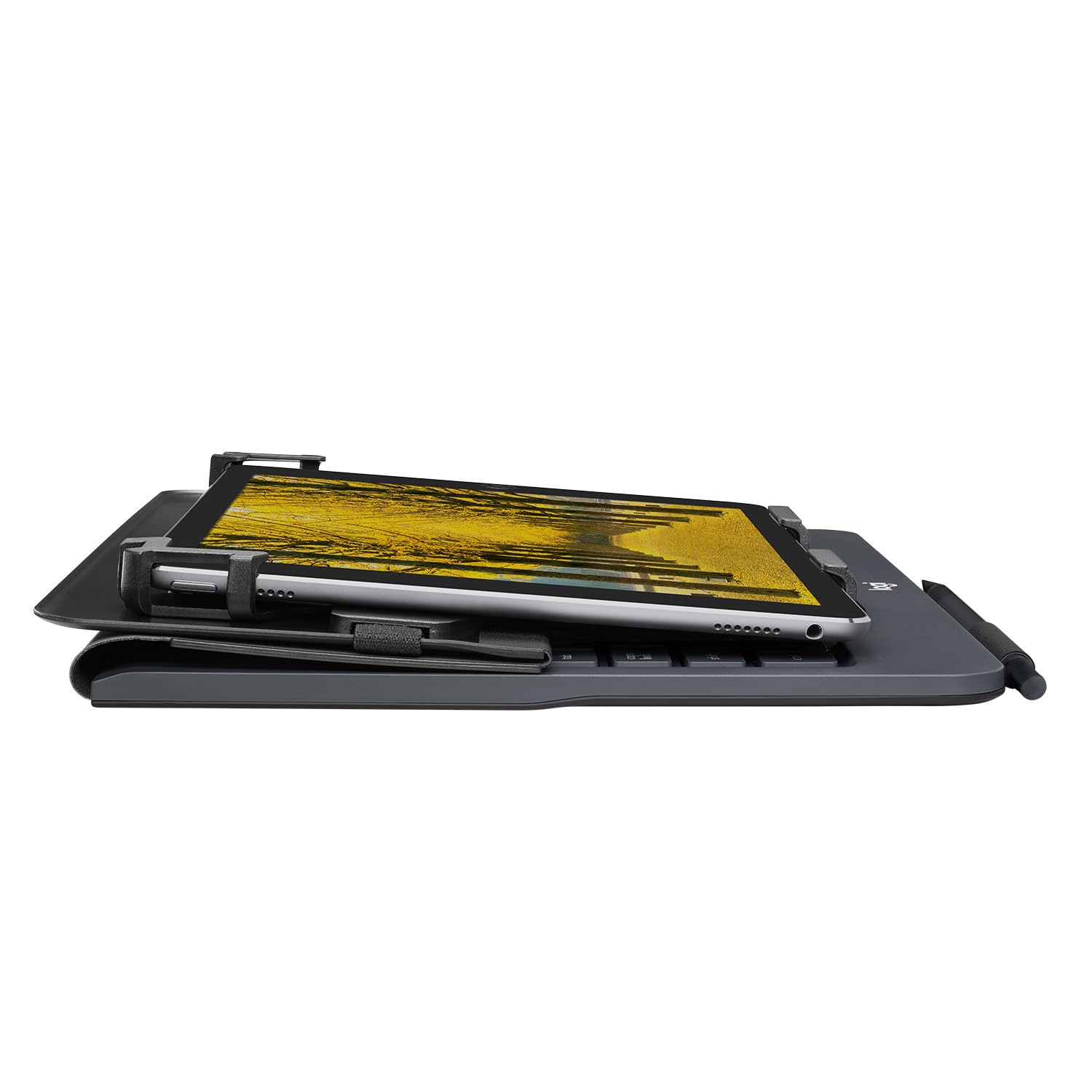 Logitech Universal Folio Funda para iPad o Tablet | Teclado Inalámbrico Bluetooth, para iPad 9-10 Pulgadas/Android/Windows, Batería 2 Años, QWERTY Español