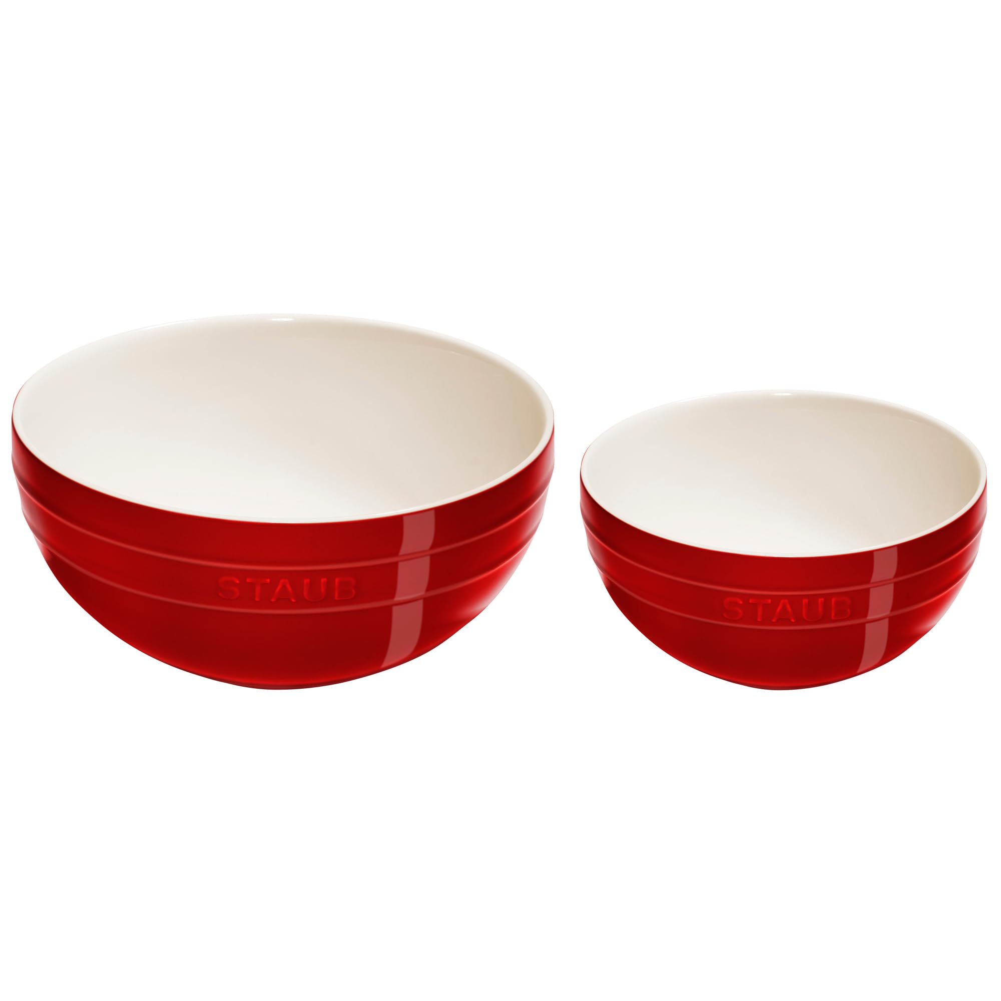 Amazon.com: STAUB Stoneware Ramekins Ceramic 2-pc Nested