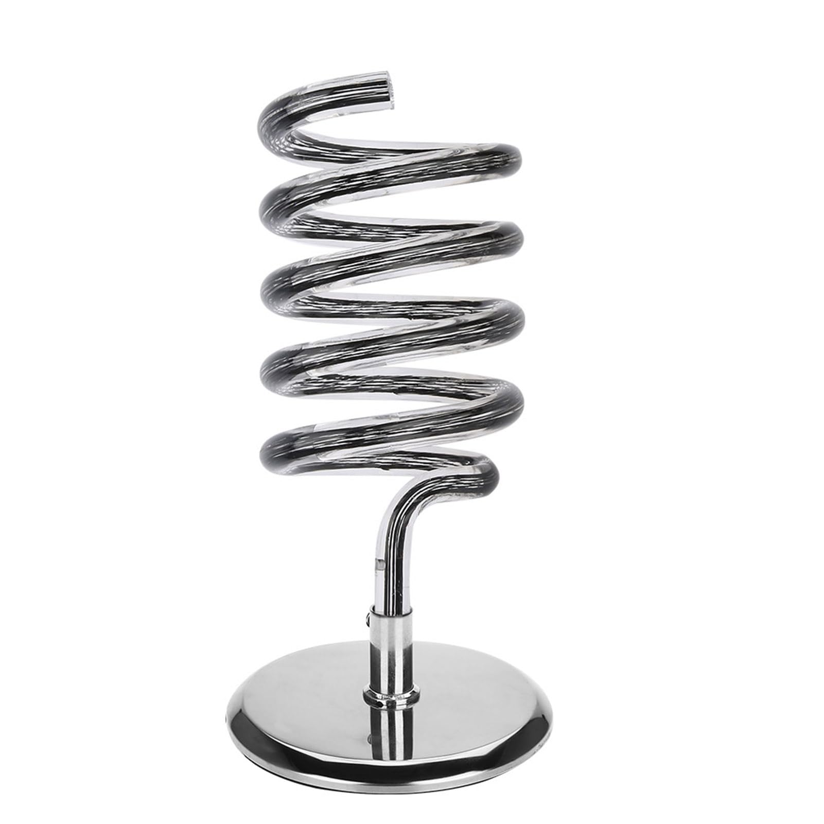 Jelquix Acrylic Stable Hair Dryer Holder for Bathroom Salon Hotel, Stainless Steel Base Blower Hanger for Tidy Storage, Adjust