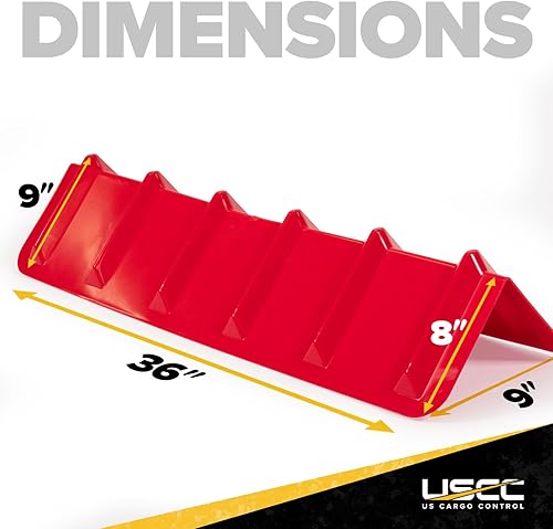 Miniatura 2 de US Cargo Control Protector de esquina plana de 8 x 8 x 36 pulgadas, utiliza correas de hasta 4 pulgadas en protectores de bordes planos, protege los