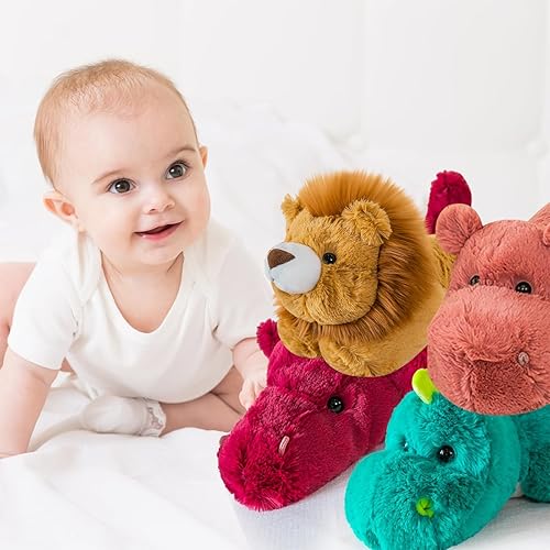 Miniatura 7 de Peluche de dragón de fuego, 0.6 libras, 18 pulgadas, suave, animales de peluche, gigante, lindo dragón rojo, almohada de felpa con peso, animales de