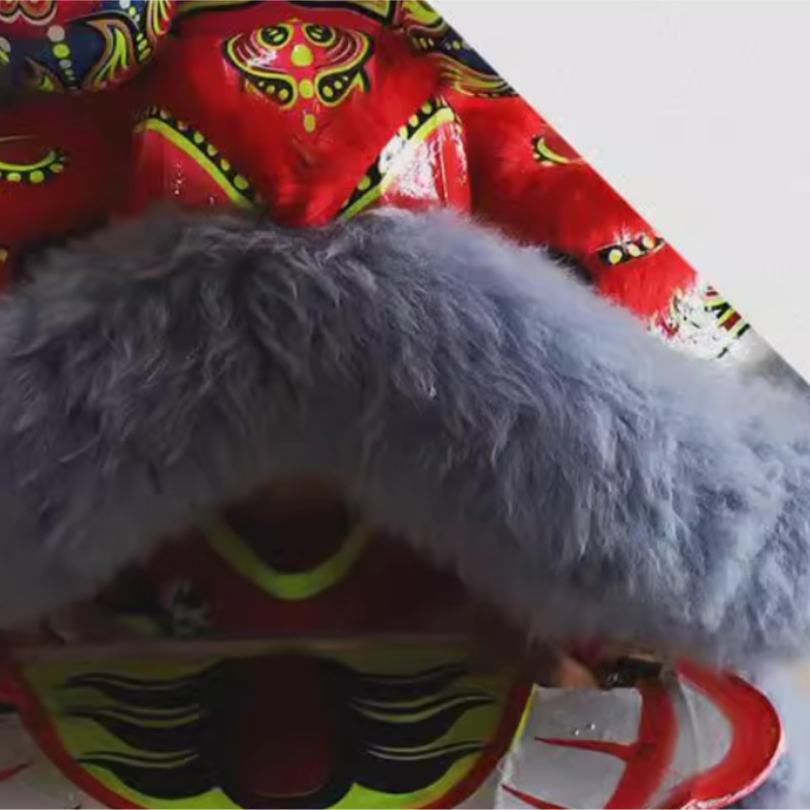 Drago Cinese per Feste Testa di Danza del Leone Costume Cinese Puntelli for Spettacoli Capodanno Sportiva all'Aria Aperta Feste Cinesi in Italia
