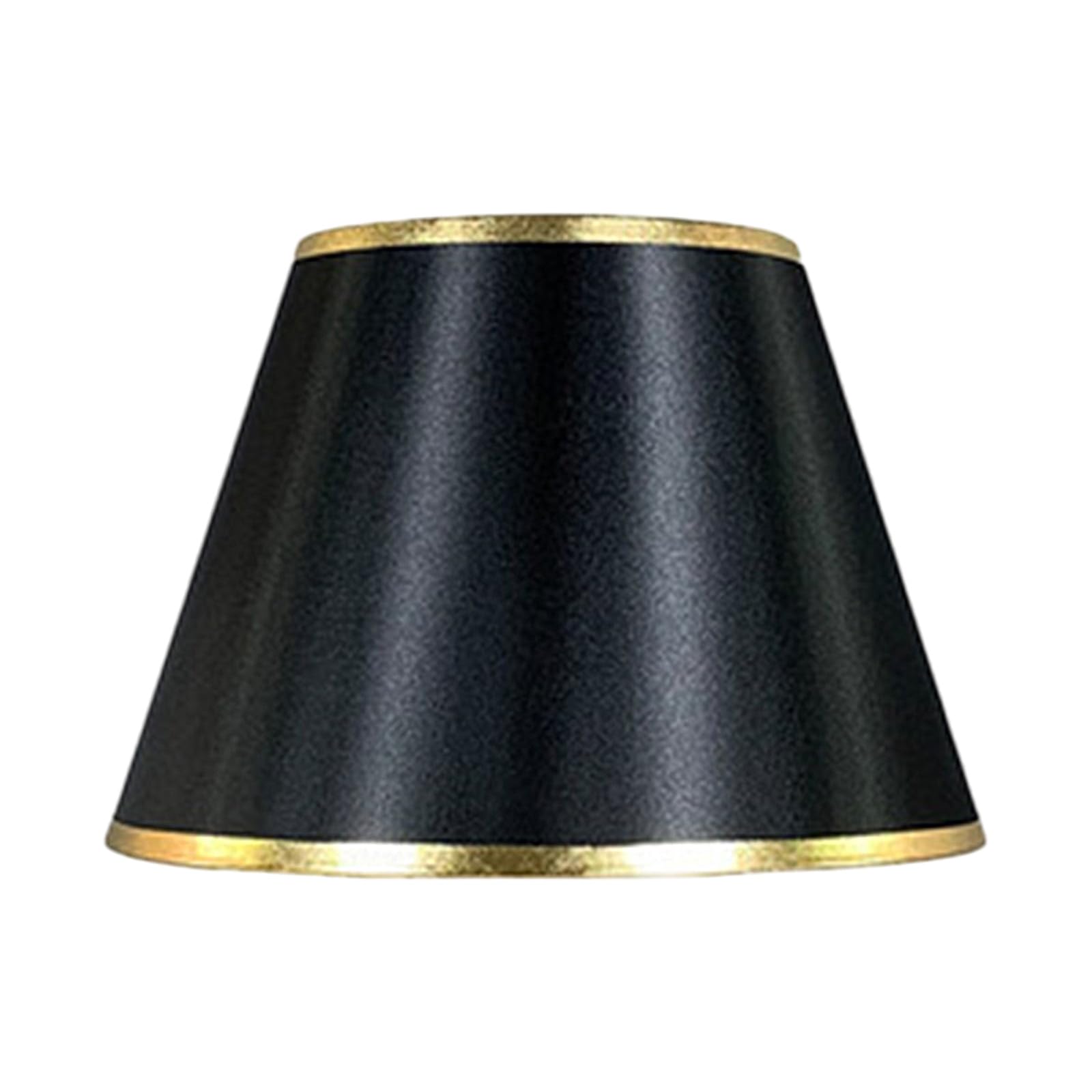 Linvimia Black Gold Wall Light Cover Table Light Shade Elegant Cloth Round Lampshades Home Offices Decorative Lighting Cover Enduring Decorative Lighting Accessories