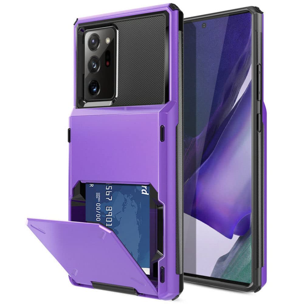 Housse portefeuille Samsung Note 20 Ultra violette idéale pour vos sorties