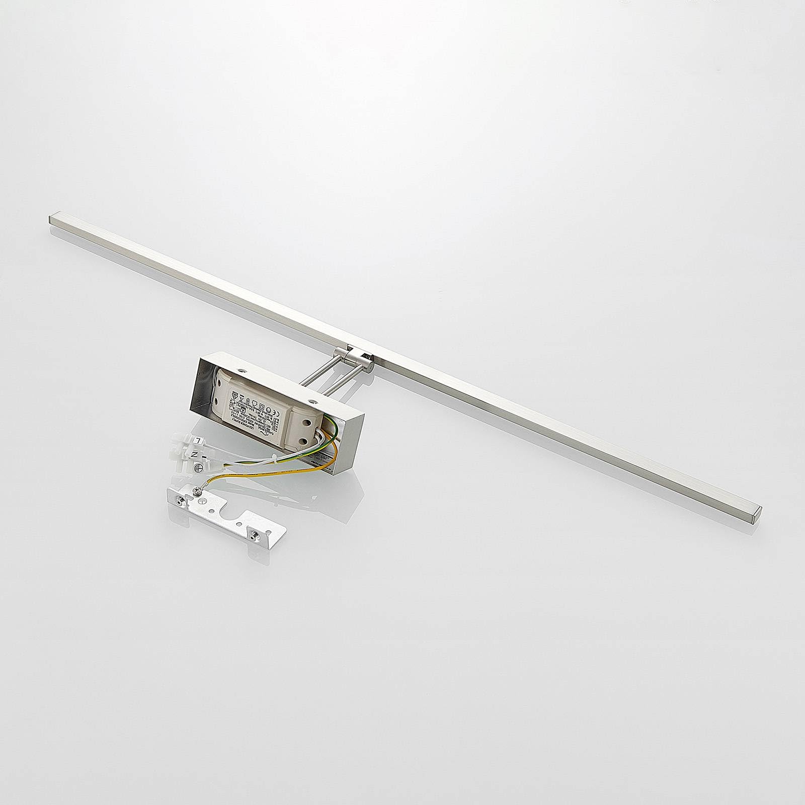 Lucande LED Wandleuchte, Wandlampe Innen 'Thibaud' (Modern) in Alu aus Metall u.a. für Wohnzimmer & Esszimmer (1 flammig,) - Bilderleuchte, Wandstrahler, Wandbeleuchtung Schlafzimmer/Wohnzimmer