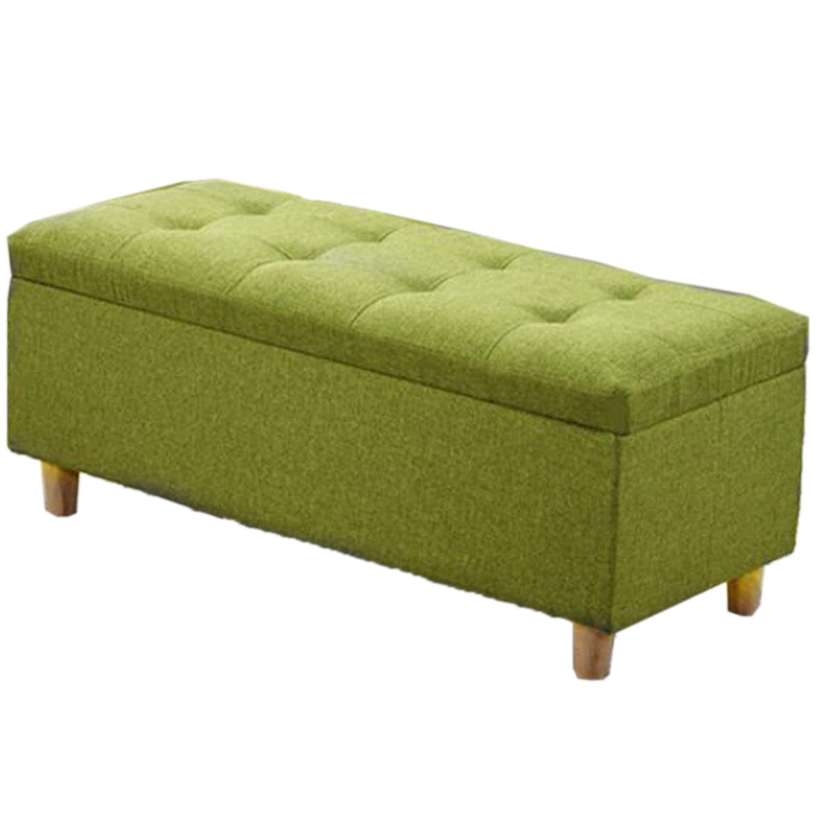 GHFXSCV Elegant Storage Bench with Footrest - Versatile Pouf and Blanket nizer for Bedroom, Entryway, or Bedside - Large 51" x 15.7" x 15.7" for Shoes and Accessories