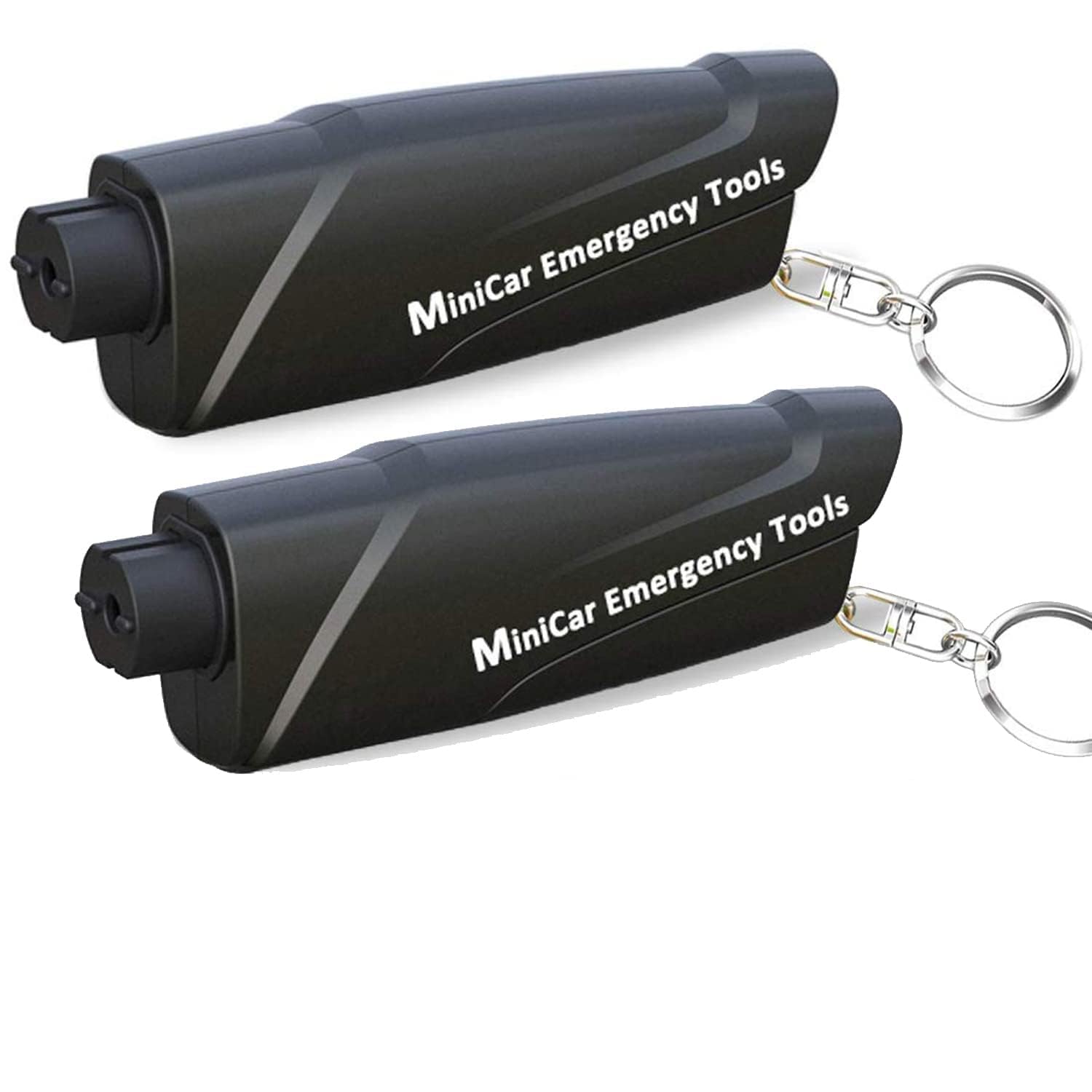 MAKINGTEC Car Escape Tool, 2 Pack Car Window Breaker and Seat Belt Cutter, Emergency Car Keychain, Emergency Car Escape Tool, with Glass Breaker Seatbelt Cutter, Car Safety Hammer