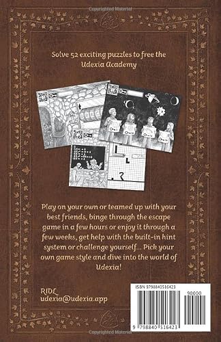 UDEXIA: Interactive Escape Room Book - Puzzle Game Book - Play with Friends, Family or by Yourself - Thumbnail 2