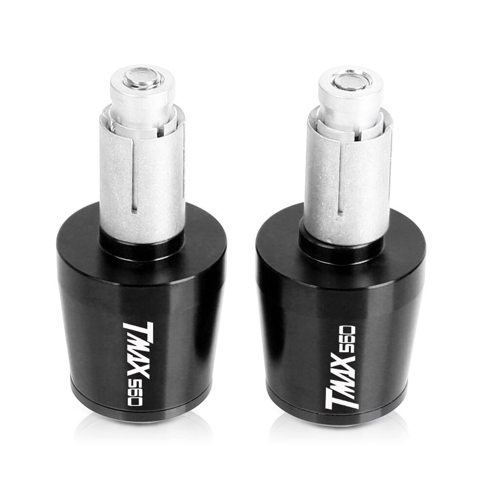 Embouts De Guidon Aluminium VISYYAI Pour Yamaha TMAX 560 2019-2022 - Or Avec Logo