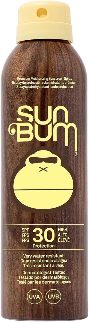 Sun Bum Original SPF 30 Sun Cream Spray, Moisturizing Sunscreen with Vitamin E, Vegan and Reef Friendly, Broad Spectrum UVA/UVB Protection, 200ml