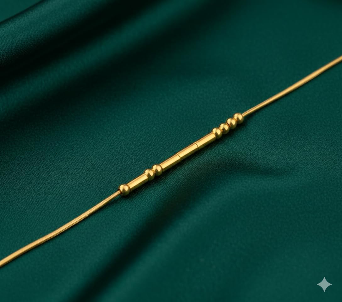 925 Sterling Silver Morse Code Bracelet | Hidden Message Beaded Bracelet | Personalized Secret Meaning Jewelry | Minimalist Gold Bracelet | Gift for Her