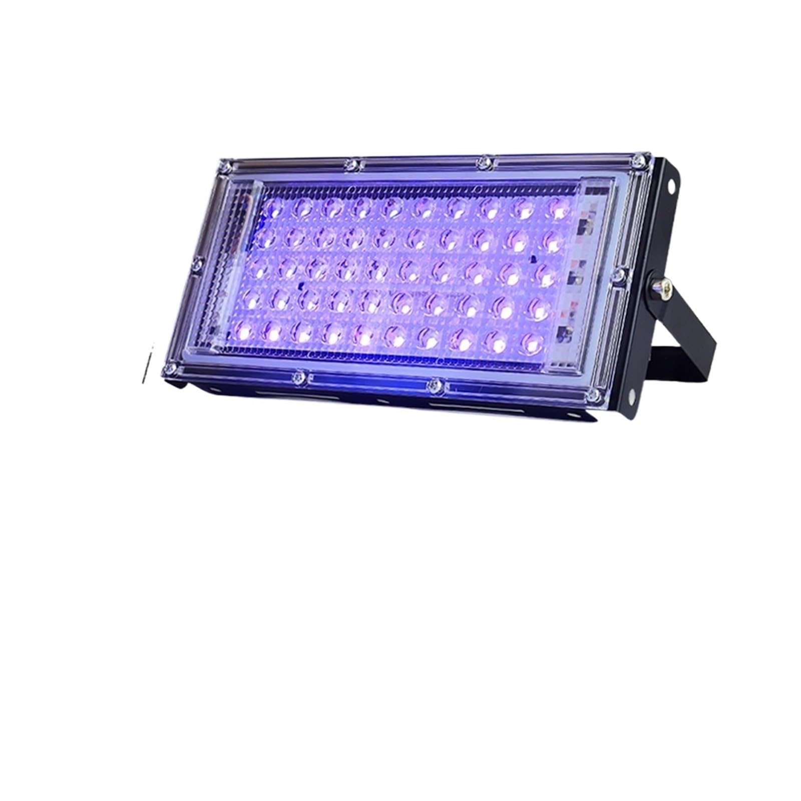 CVFRDD UV Curing Lamp 395nm 400nm UV Ultraviolet Fluorescent LED Flood Light 50W 100W Stage Lamp Effect DJ Dicos Party Blacklight(200W)