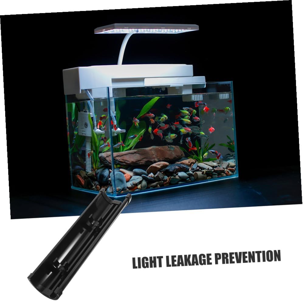 Multipurpose Aquarium Light Hood Protector for Freshwater Saltwater Tanks Easy Install Fish Tank Baffle Light Blocking Optimal Control