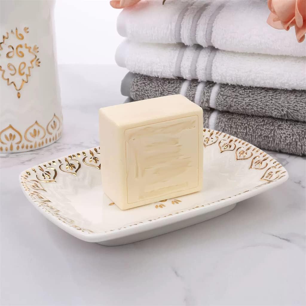 European-Style Ceramic Bathroom Five-piece Set Mouthwash Cup Toothbrush Holder Toiletries