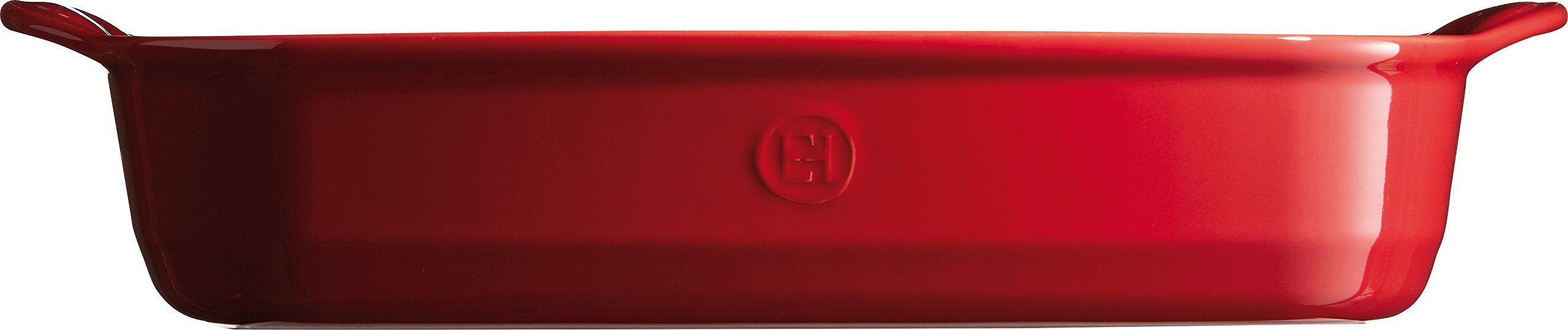Emile Henry, Piatto da Forno Rettangolare in Ceramica, Ceramica, Grand Cru, 42 x 27 x 9 cm