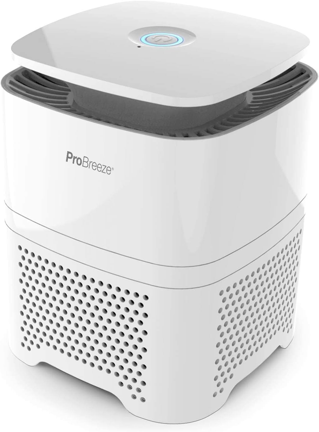 Pro Breeze® Air Purifier for Home, 4-in-1 with Pre, True HEPA & Active Carbon Filter with Negative Ion Generator. Air Cleaner for Home, Office, Allergies, Smoke, Dust, Pollen & Pet Hair