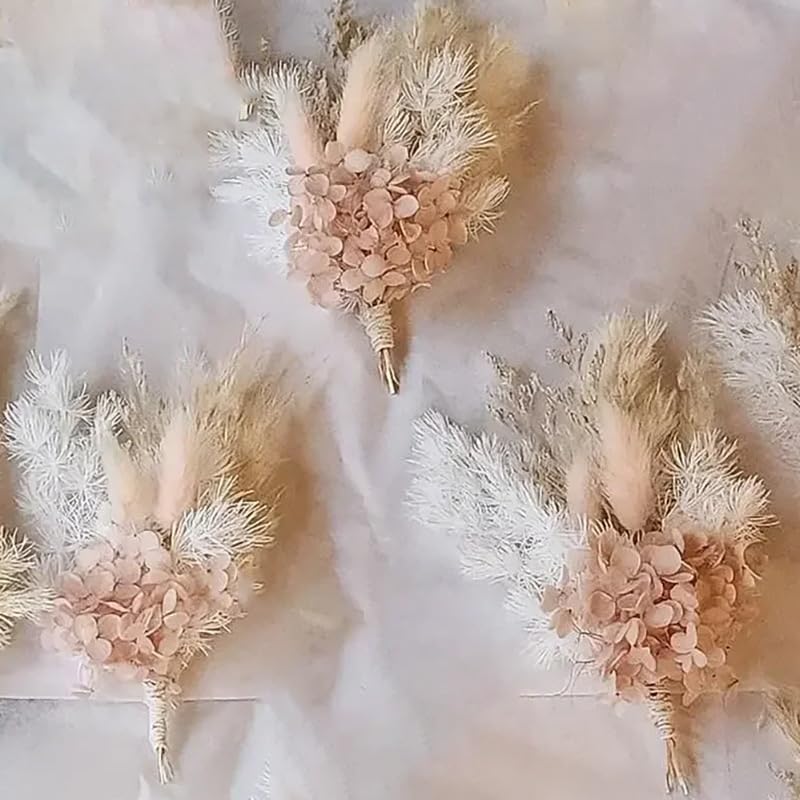 ミニブーケドライフラワー小さな花束ホームウェディングデコレーション写真背景ケーキデコレーション (Color : A004, Siz