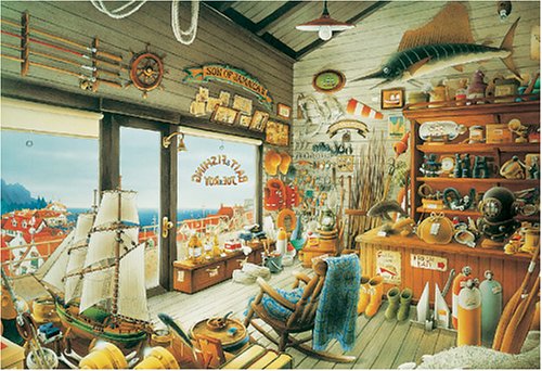 「ジョー&ロイ釣具店」ジグソーパズル Amazon.co.jp: 300ピース ジグソーパズル ジョー&ロイ釣具店(26x38cm