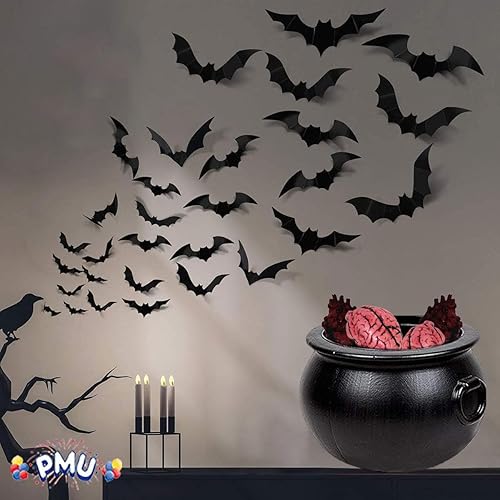 Miniatura 5 de PMU Caldero de Halloween  Molde de soplado, accesorio de plástico para fiestas, soporte para dulces para niños, recuerdos y suministros de fiesta de