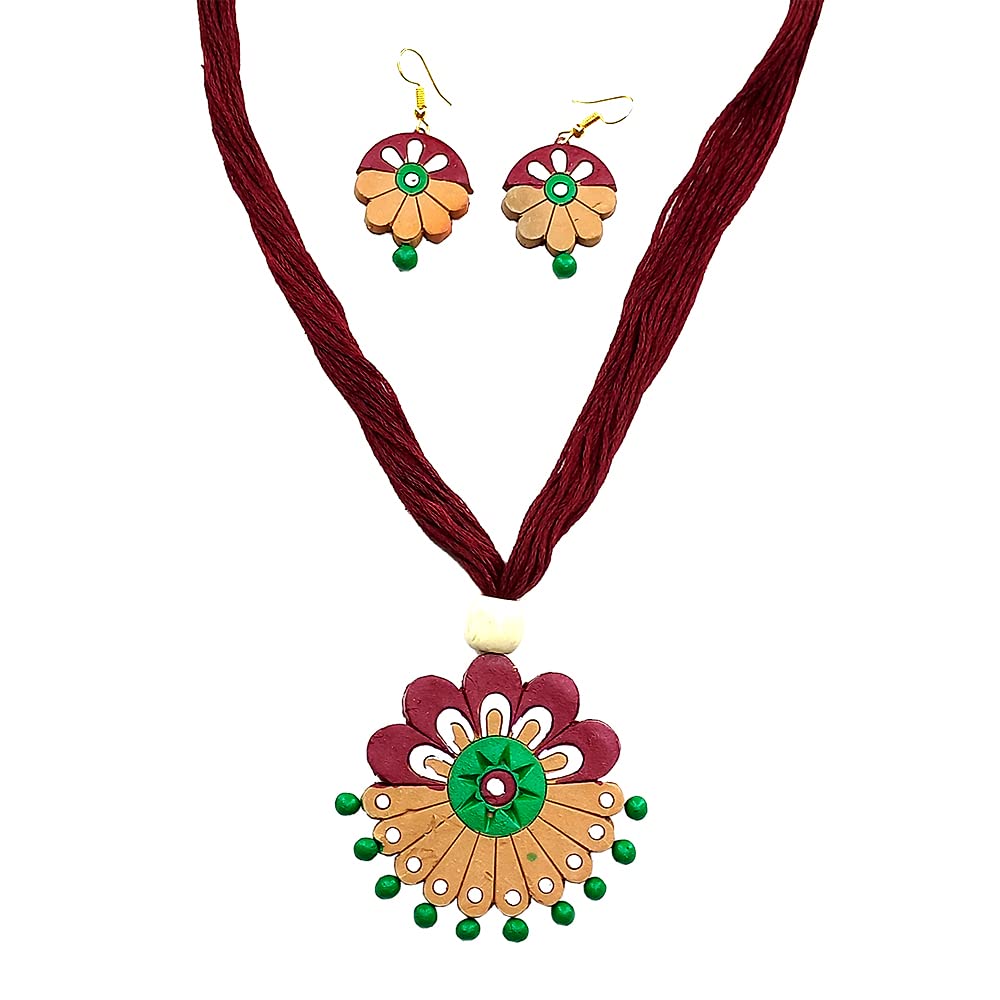 See full amazon price history chart for AKIBUKI Flower Design Multicolour Indian Traditional Terracotta Necklace and Earring Jewellery Set for Women (BLACK RED) AKIBUKI Flower Design Multicolour Indian Traditional Terracotta Necklace and Earring Jewellery Set for Women (BLACK RED) (B0BZRQCYMV) Amazon Price History, Amazon Price Tracker
