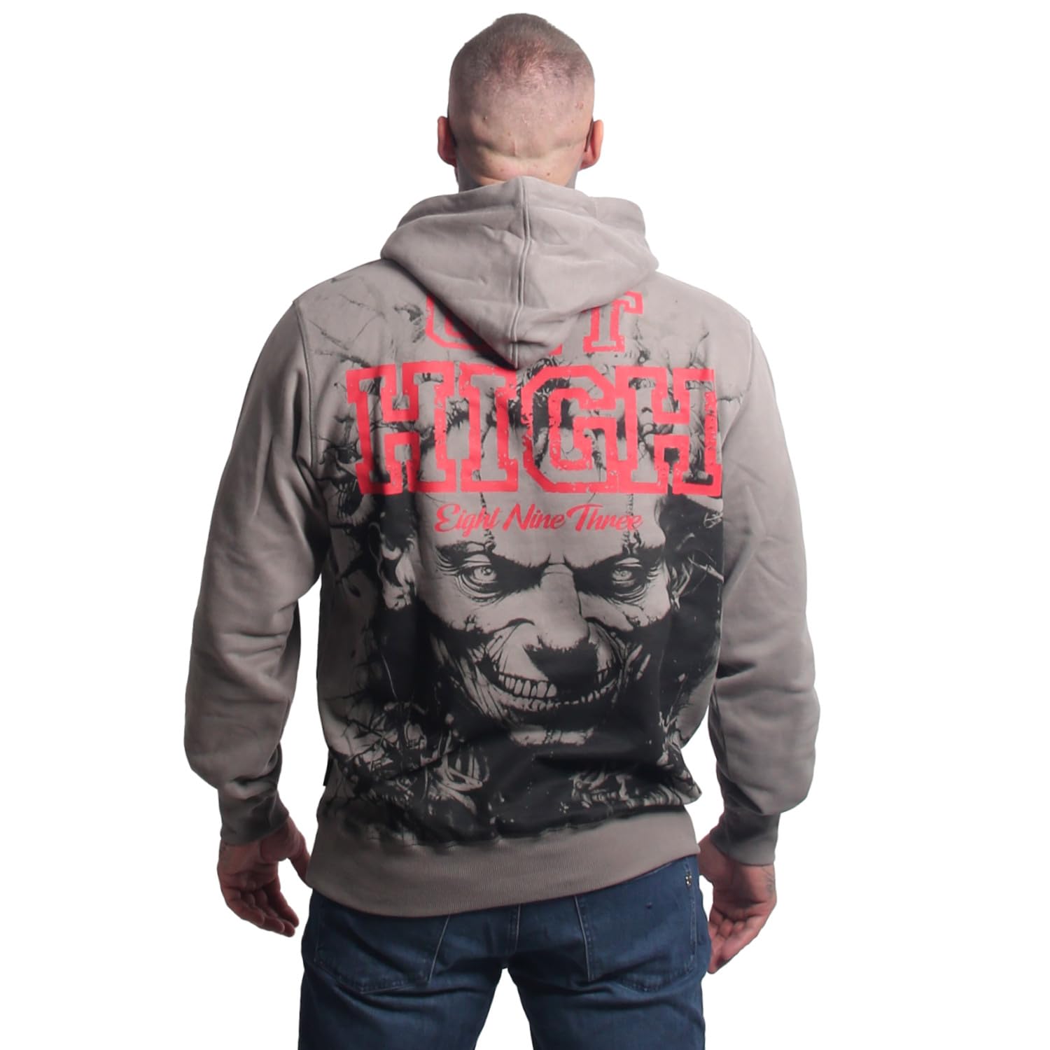 Yakuza Herren Get High Hoodie Kapuzenpullover