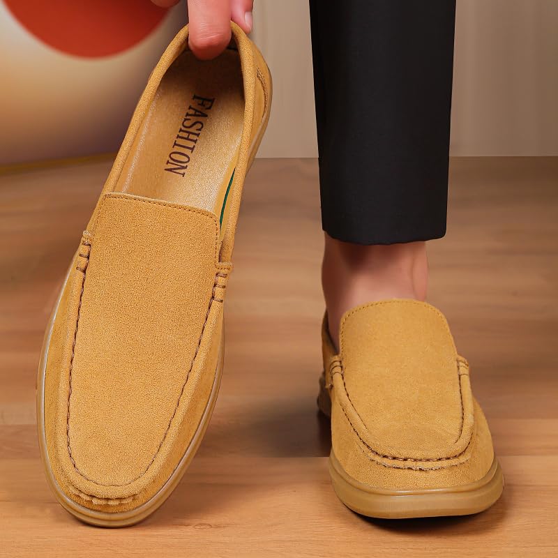 Suede Cowhide Loafers4