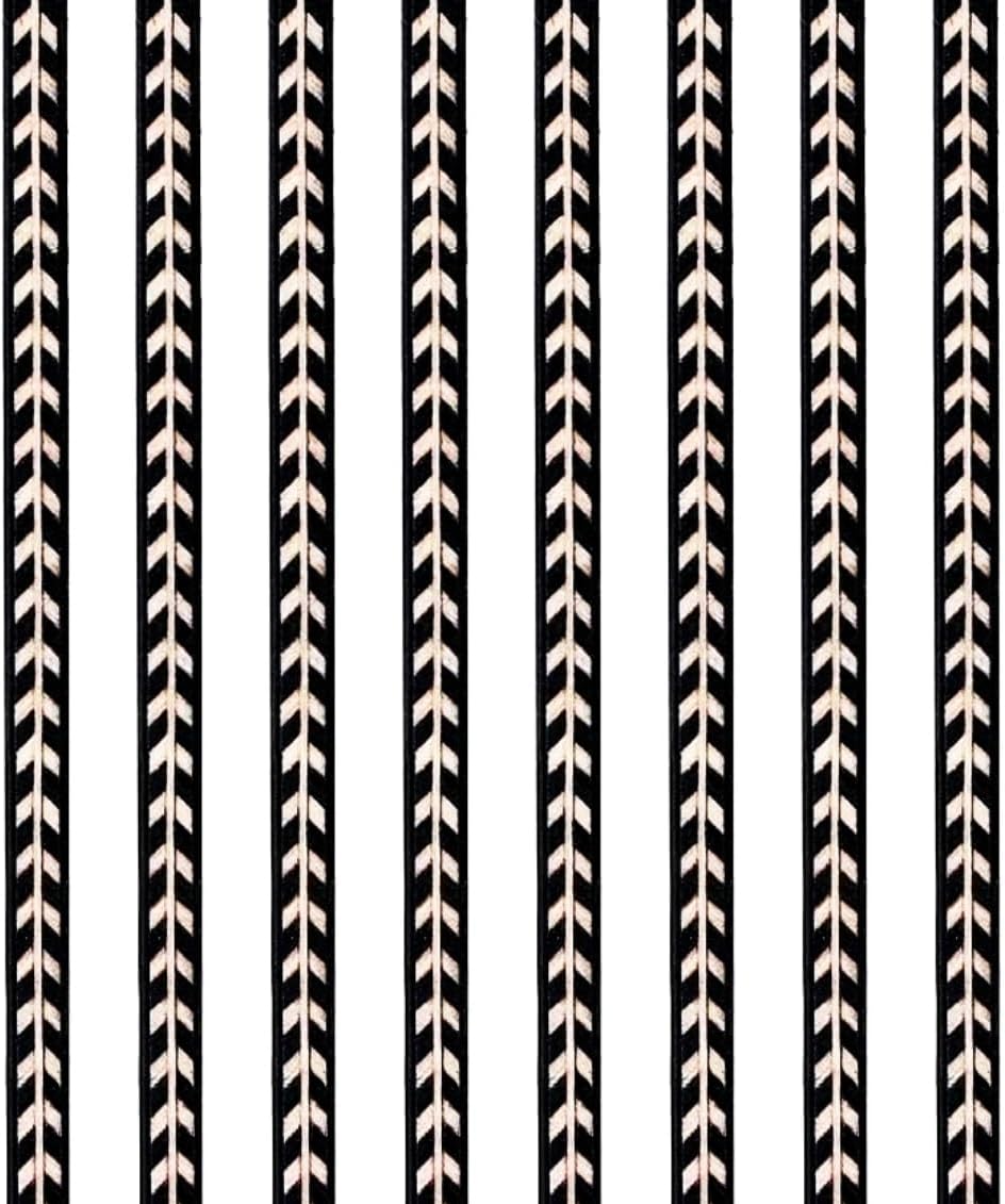 10x Guitar Purfling Strip Binding Herringbone Inlay 34" (880mm) Luthier C61