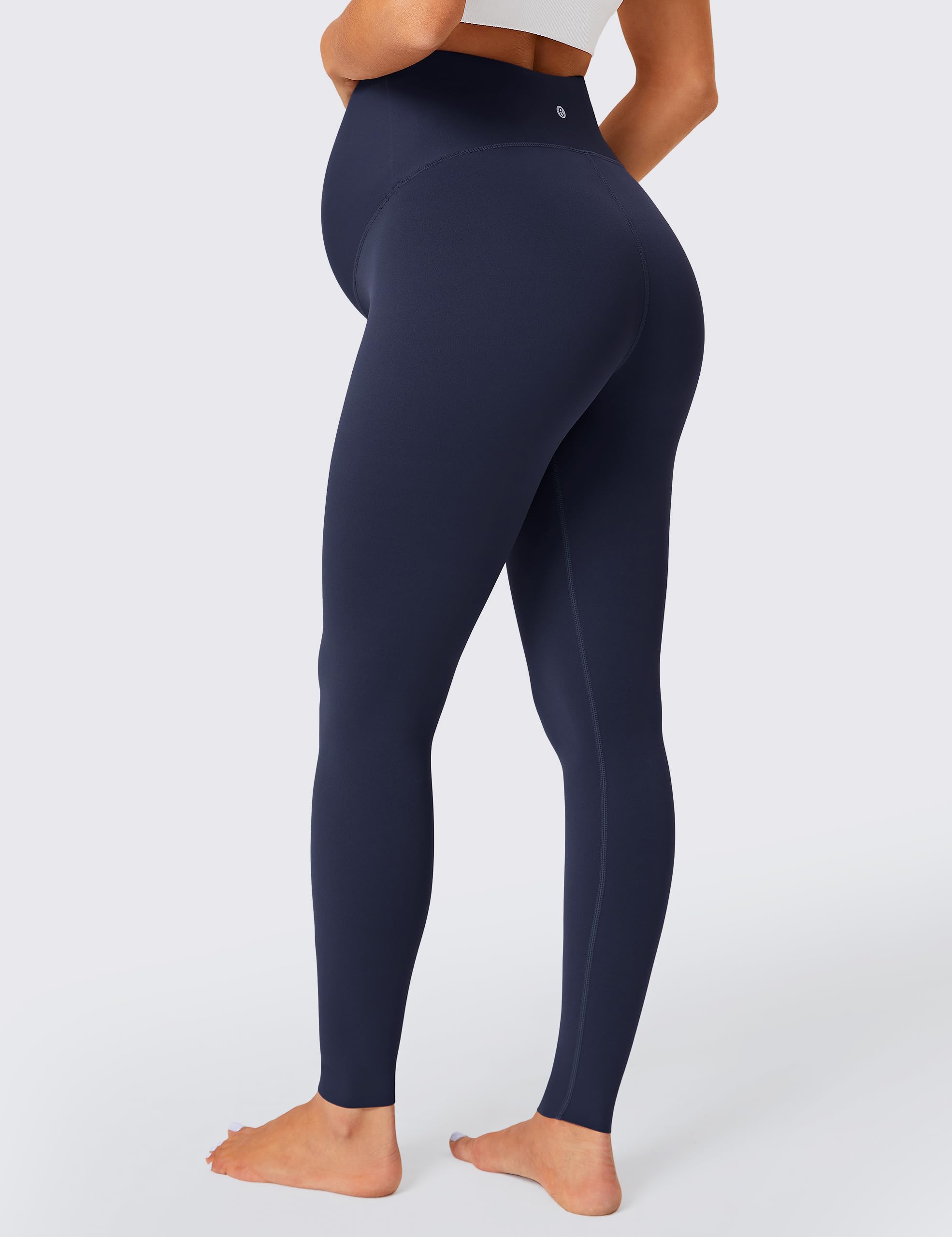 BAYDI Legging de maternité - Legging de gym - Soutien du ventre - Legging de sport de grossesse - Pantalon de yoga doux et soyeux