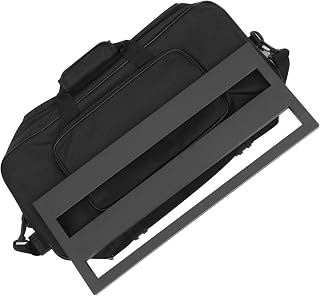 DRESSOOS Placa De Efectos De Guitarra Portátil Pedalera De Guitarra Color Negro Hecha De Material De Aluminio Escenario