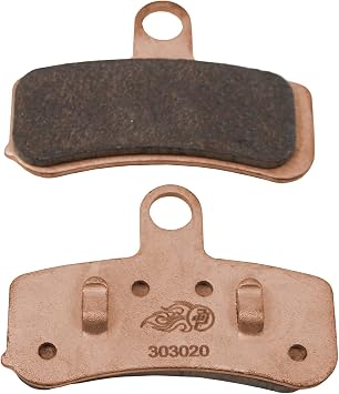 POWER JAMES Sintered Metal Front Brake Pads, Compatible with Harley Davidson 08-17 Dyna, 08-14 Softail, 46363-11, 44082-08