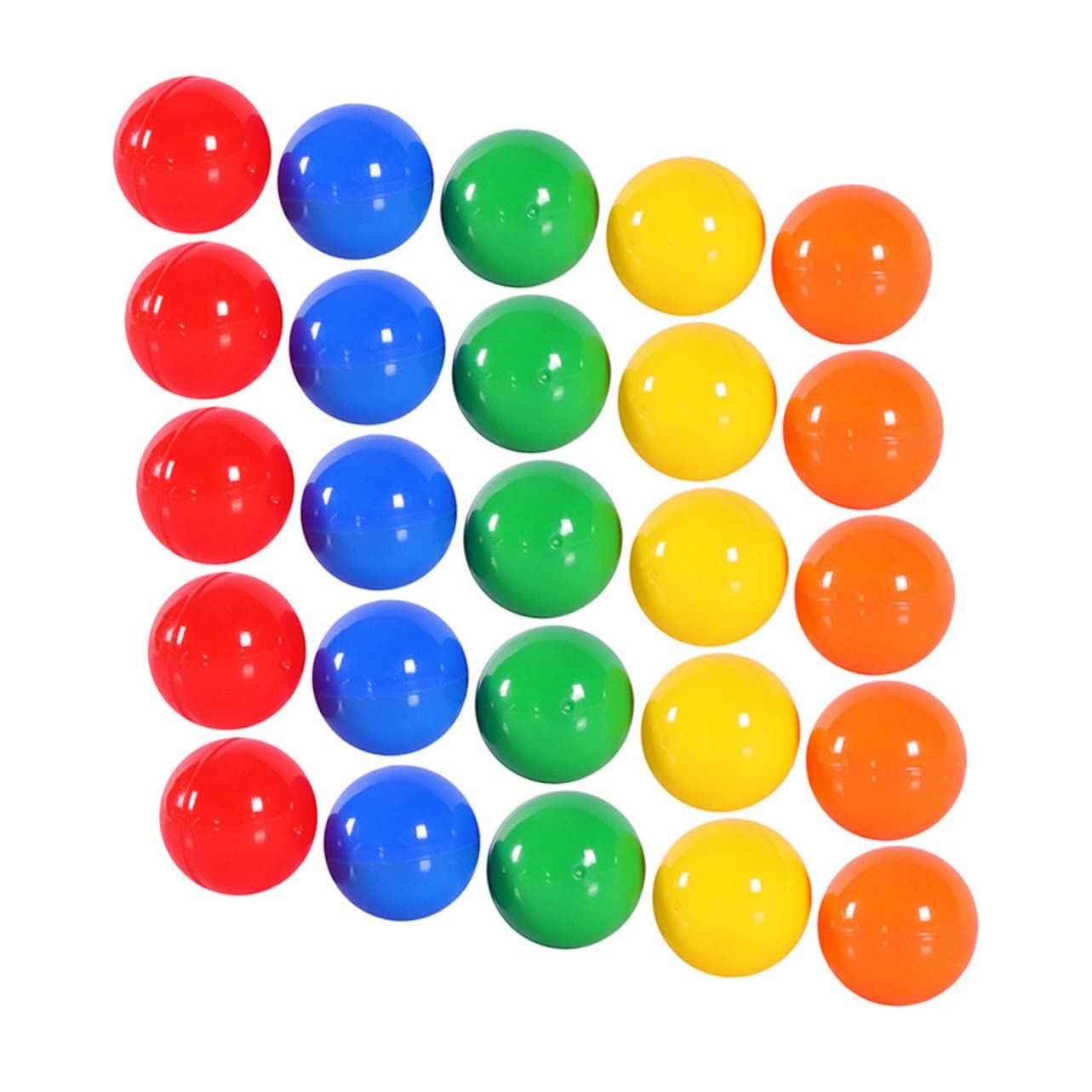 NAMOARLY Balls Game Set 50pcs Small Sphere Balls Openable Design Perfect for Party and Event Games
