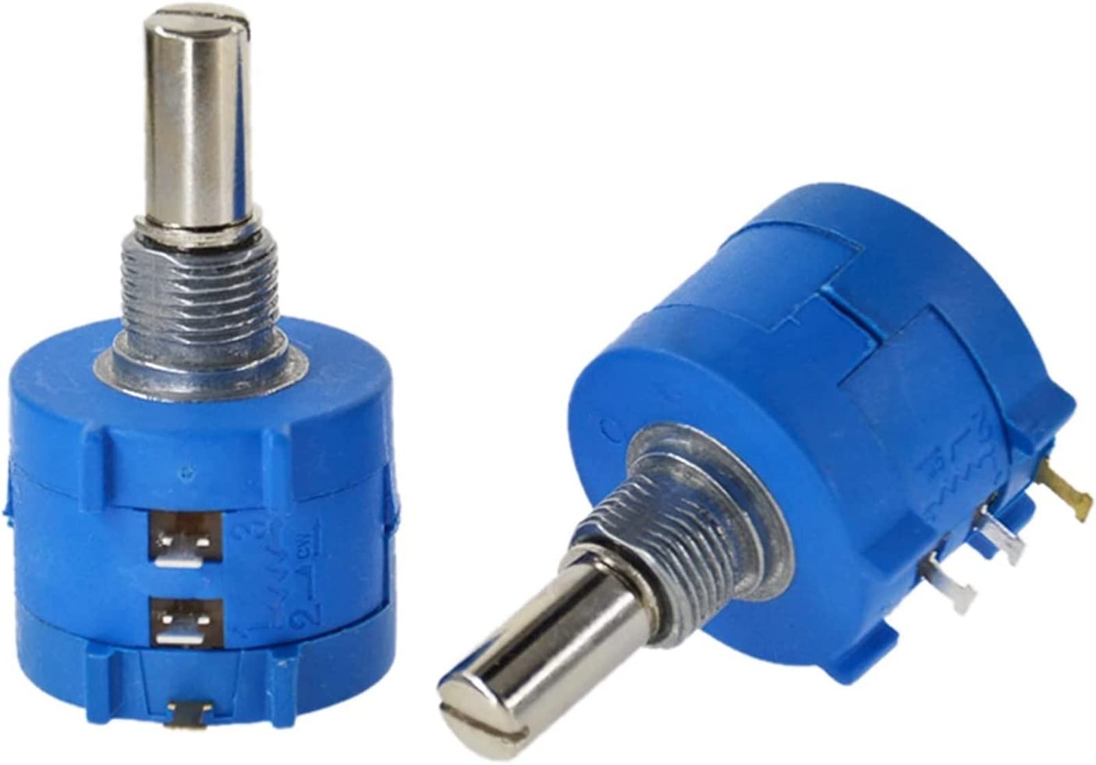 Potenciómetro 200 Ohm Precisión Multiturn Potenciómetro 10 Anillo Resistencia Ajustable Componente Resistencia Variable