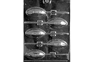 Grandmama's Goodies S026 Chocolate Football Lollipop Soap Mold