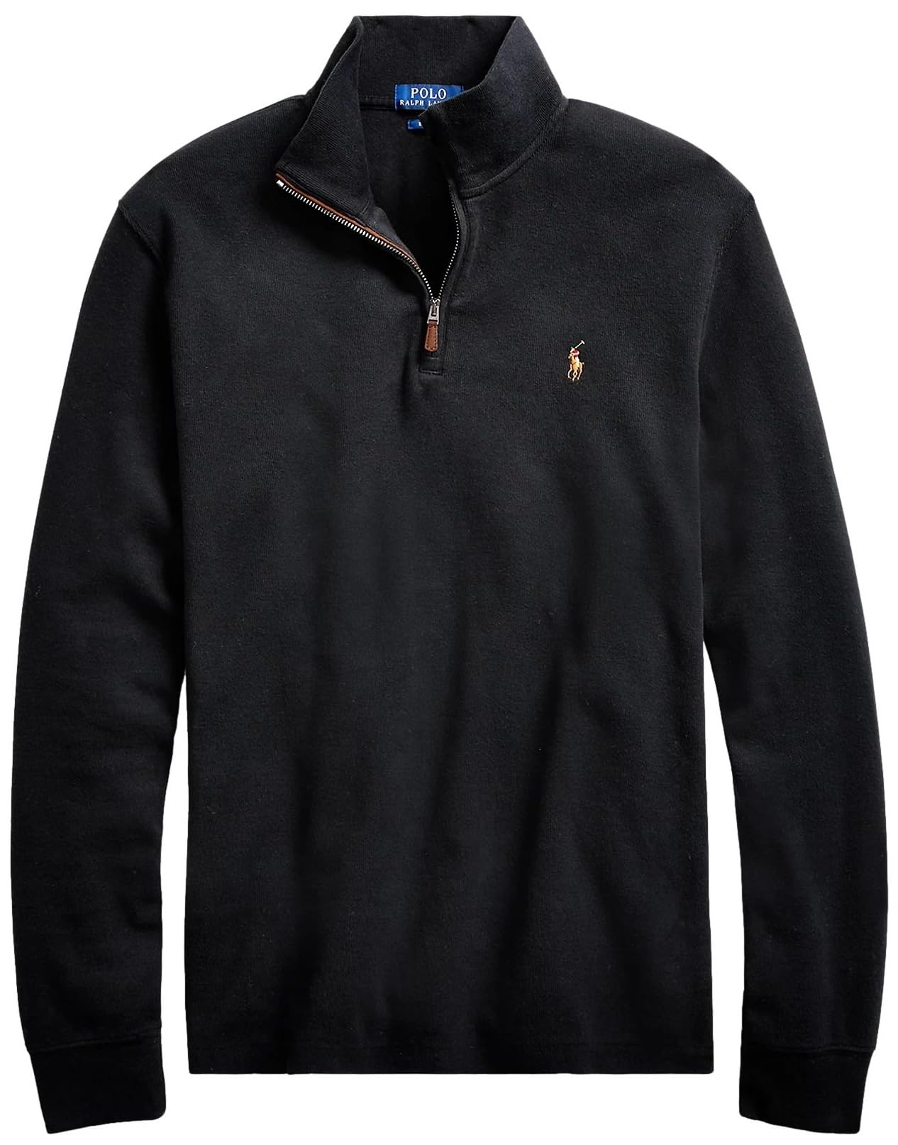 Polo RL Men's Big and Tall Half Zip Mock Sweatshirt